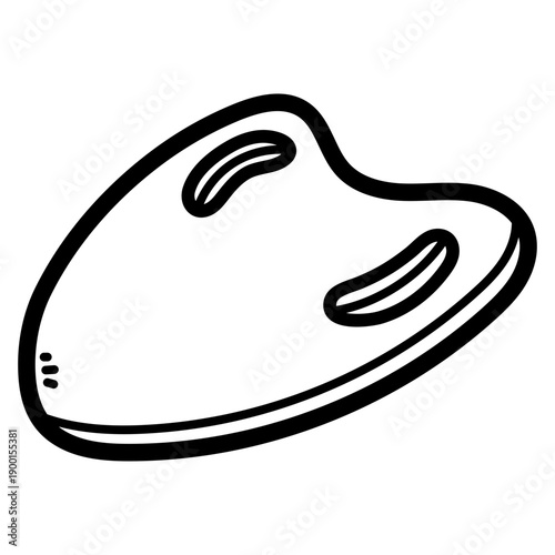 pool kickboard illustration