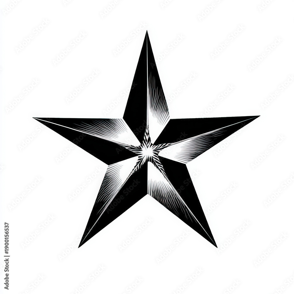 Obraz premium Nice Star silhouette shining