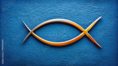 The Christian fish sign on ...