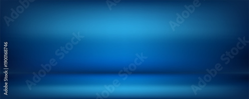 blue background, abstract wall studio room, can be used to present your product