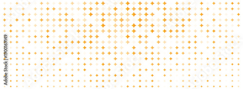 Gold falling down confetti background. Repeated golden dotted glitter pattern. Yellow, orange and golden dots wallpaper. Celebration Christmas, New Year or birthday party decoration backdrop. Vector