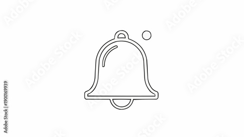 фотографія Alarm Bell Ringing Notification Icon.