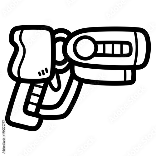 laser gun illustration