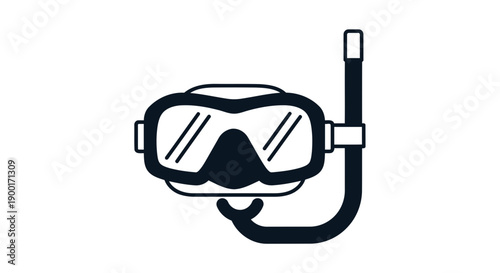 Snorkeling gear, diving mask and tube