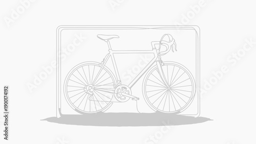 road bike illustration