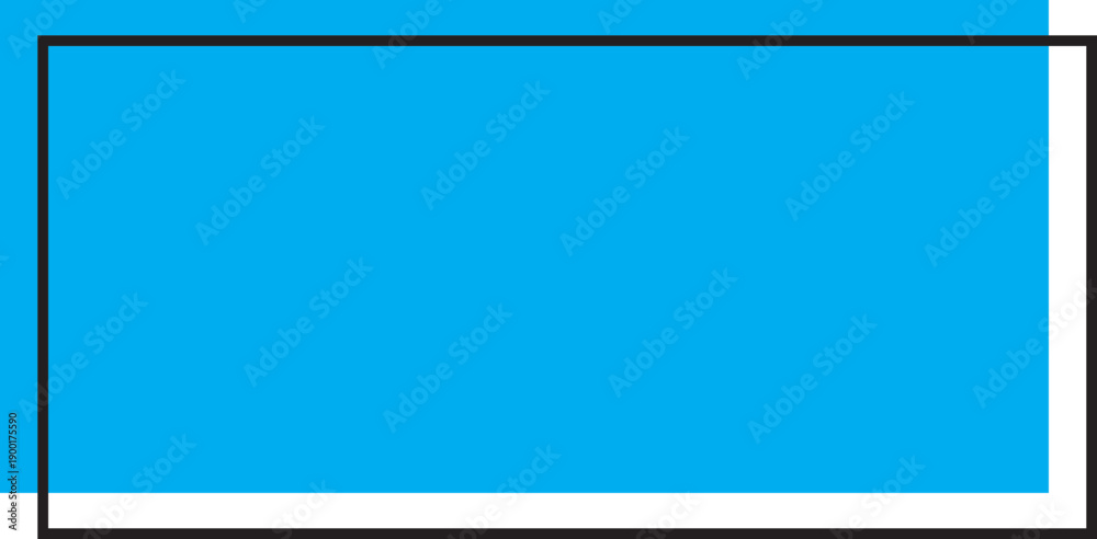 Obraz premium Blue quotation box icon. Speech bubble frame and minimalist black outline border for text message, comment citation testimonial design, isolated on transparent background. Vector illustration.