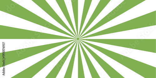 Retro radial sunburst background, vintage beam rays texture, sunrise or sunset light illustration, abstract summer themed vector backdrop