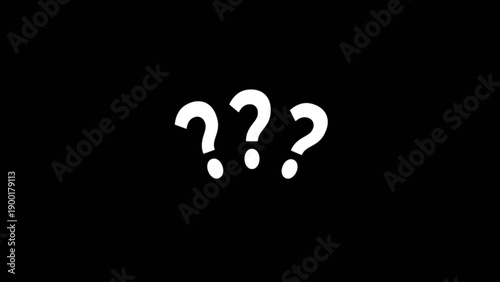 Why asking. Questioning problem isolated monochromatic flat object animation with alpha channel transparency See Less