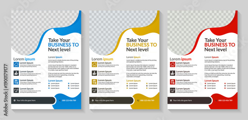 Modern Corporate Flyer Design, Professional Business Marketing Template, Business Flyers Layout, 