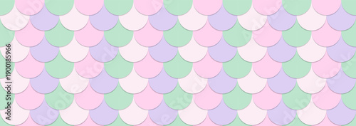 Fish scales seamless pattern background texture