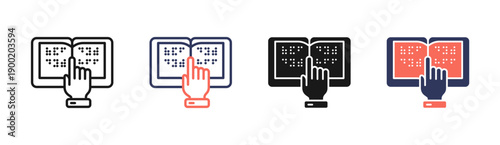 Learning Disabilities Icon Set Multiple Style Collection