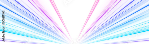 Curved turquoise neon speed lines flow dynamically across dark background. Glowing highlights and motion blur convey acceleration and futuristic energy. Perfect PNG for banners and digital projects. 