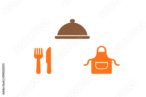 Cooking tools and utensils are placed on a table to prepare a meal in a home kitchen during the afternoon