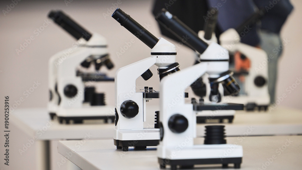Fototapeta premium Microscopes for science education and biological research