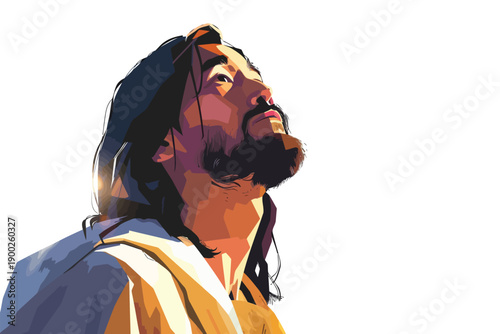 asian jesus christ isolated