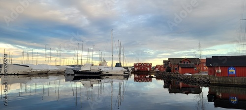 boats in the harbor