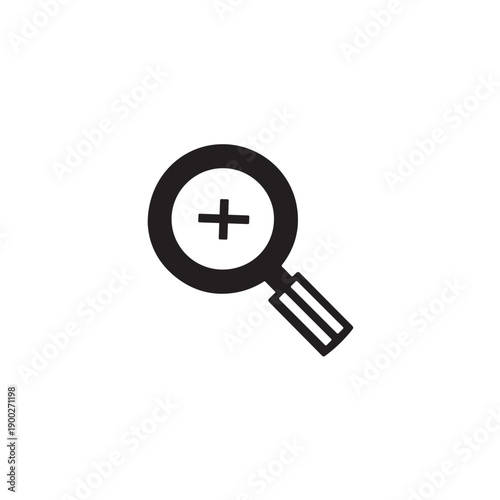 Creative Minimalist Loupe Design Element