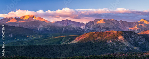 Longs Peak Lost in Clouds