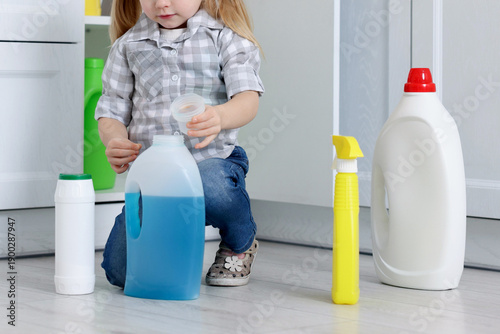 Картината върху платно Child safety at home