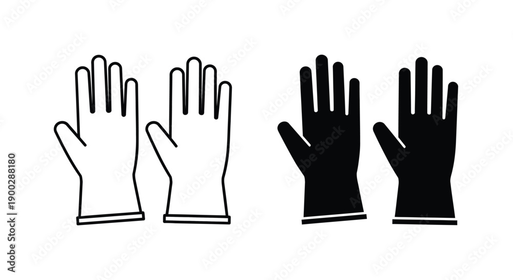 Obraz premium Two pairs of hands one light and one dark in silhouette
