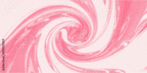 Fotografia Red gradient with halftone abstract background for backdrop or presentation