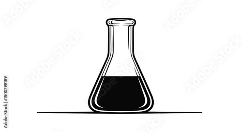 Two black flasks stand prominently a striking silhouette