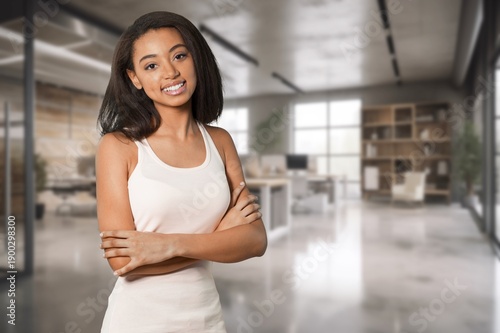 Free Download Headshot portrait of happy businesswoman corporate manager - GFXLoad