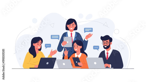 Business Team Meeting: Collaboration, Communication, and Success