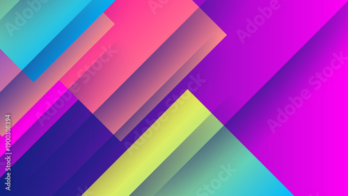 Abstract geometric shapes and vibrant colors perfect for modern designs, backgrounds, web graphics, and artistic projects. Ideal for creative visuals.