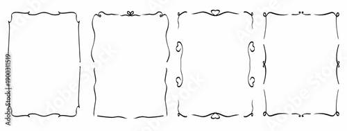 Vintage Ornate Picture Frames Set Decorative Wall Frames for Art Photos