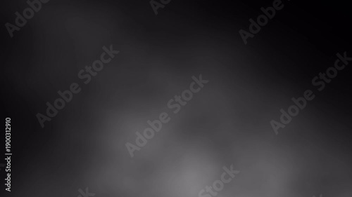 Dark Smoke Fog Effect Animation for VFX Overlay, Scene Transition, Intro Reveal, Horror Trailer and Cinematic Background