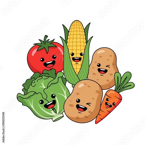 Happy Crops with Personality