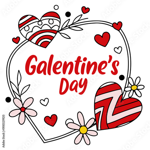 Galentine's Day and Queen of Hearts SVG Bundle, Feminine Empowerment Quotes and Romantic Illustrations for T-Shirts and Crafts