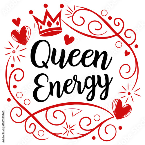 Galentine's Day and Queen of Hearts SVG Bundle, Feminine Empowerment Quotes and Romantic Illustrations for T-Shirts and Crafts