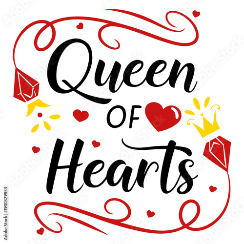 Galentine's Day and Queen of Hearts SVG Bundle, Feminine Empowerment Quotes and Romantic Illustrations for T-Shirts and Crafts