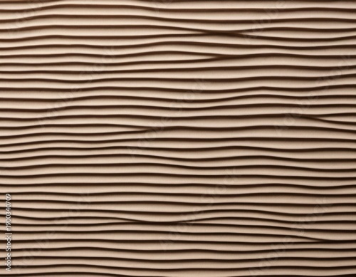 Fine Ribbed Cardboard Texture with Thin Corrugation Lines