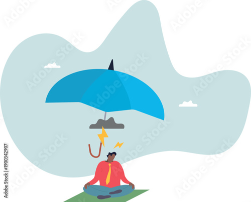 Business disaster or crisis, too many problems and failure, April fool or depression and mental health.about a man and his life.