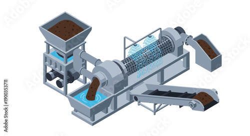 Industrial Coffee Bean Processing Machine Equipment.