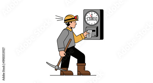 Man Carrying Large Safe with Combination Lock.