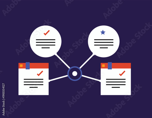 Connected task management and decision making process.