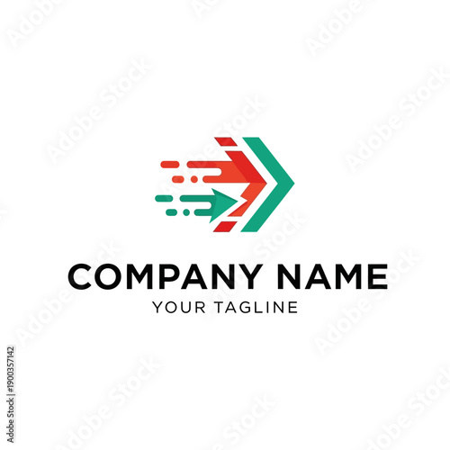 Free Download Modern Arrow Logo Design for Business and Technology. - GFXLoad