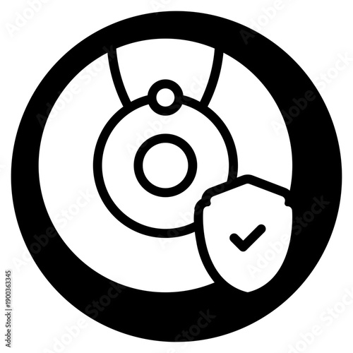 shield glyph icon