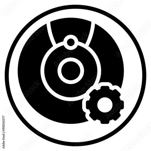 gear glyph icon
