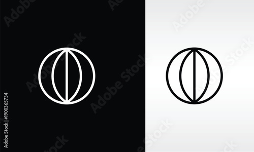 Longitude Vector, Icon Or Logo Sign Isolated Symbol Illustration