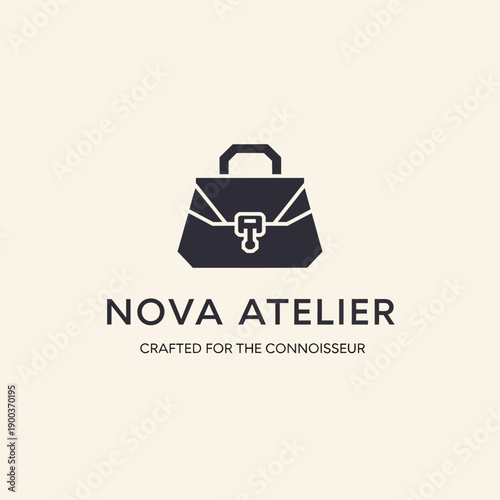 Luxury Handbag Icon for Fashion Brand.