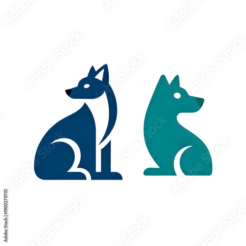 vector illustration of a dog