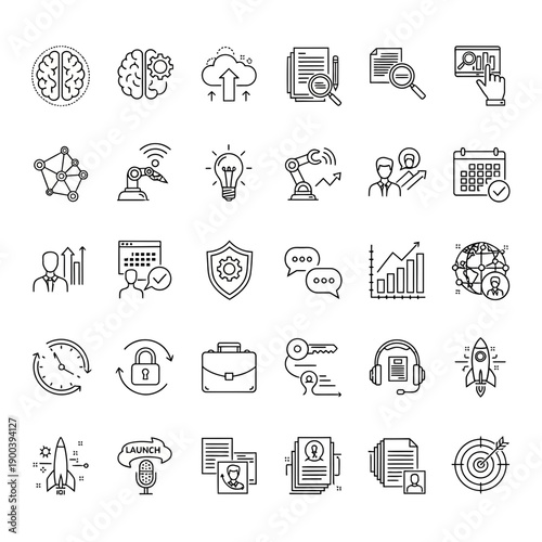 Business and Technology Icons