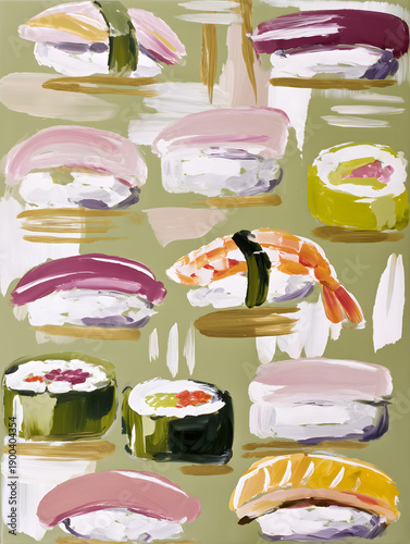 Sushi Illustration