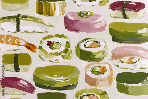 Sushi Illustration