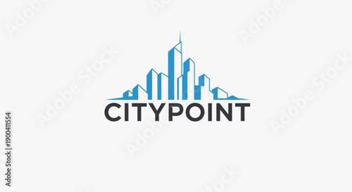 Citypoint building logo urban design.